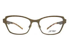 J.F. Rey Eyeglasses Frames JF2602 5959 Gilded Sparkly Gold Cat Eye 55-18-130 picture