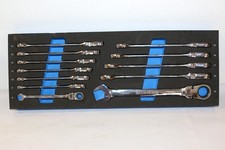 New Cornwell BluePower BPRW12MFST - 12 Pc Metric Ratcheting Flex Head Wrench Set picture