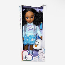 Disney ily 4EVER Frozen Elsa Fashion Doll 18in Ready Set Snow Olaf Hat & Bottle picture