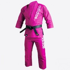 adidas Jiu-Jitsu Pink BJJ Double Weave Training Kimono Gi - JJ800 picture