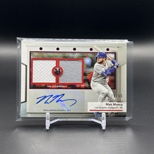 2024 Topps Museum Max Muncy Dual Relic Auto #SWDRA-MM Pink 78/99 - Dodgers picture