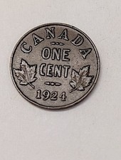 1924 - SMALL CENT - CANADA - ANG 93 picture