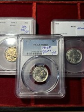 1936+1937+1938-D/D Buffalo Nickel Lot ~ Gem BU ~ 3 Coin Set picture