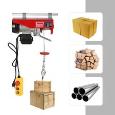 Electric Hoist 2200LBS 120V Winch Crane w/ Wired Remote for Garage Lift picture