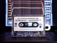 4-in-1 Maxell XLII Test/Calibration audio cassette for mid/high class tape decks picture