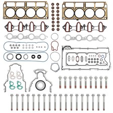 Full Cylinder 5.3 Head Gasket Set with ES72220 Bolts Intake Manifold Oil Pan...  picture