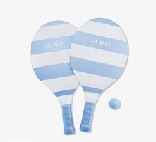 Khloe Kardashian XO Blue Paddle Ball Set 2 Paddles Ball Carry Case NEW picture