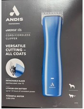 Andis eMerge Lite AGR3 Cord / Cordless Detachable Blade Clipper - Blue picture