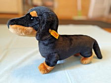 Steiff American Kennel Club Dachshund Plush Stuffed Animal Black and Tan picture