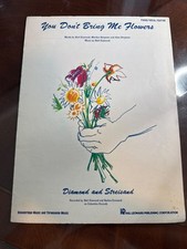 You Dont Bring Me Flowers Sheet Music For Piano/Vocal/Guitar Neil Diamond  51-31 picture