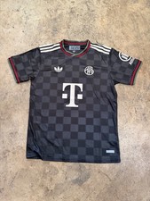 Adidas FC Bayern Munich 2025/26 Third Jersey Grey Soccer Shirt Men's Large L picture