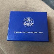 US United States Liberty Coin 1886 - 1986 S Ellis Island Half Dollar picture