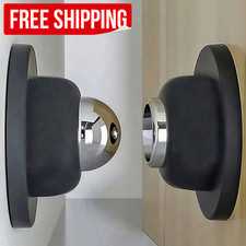 Magnetic Door Stopper Matte No Drill Adhesive Door Holder Silicone Door Stoper picture