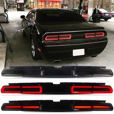 LED Red TailLights Rear Lamp Fit Dodge Challenger 2008-2014 Sequential Indicator picture