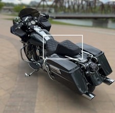 New Step-Up Diamond Seat Cushion For Harley Road Glide / Electra Glide 1997-2007 picture