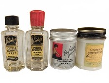 Vintage Cosmetic Beauty Jar Bottle Lot Edna Wallace Hopper Luzier’s Pointe picture