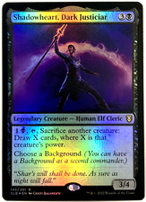 MTG Shadowheart, Dark Justiciar *FOIL* Battle for Baldur's Gate 146 LP picture