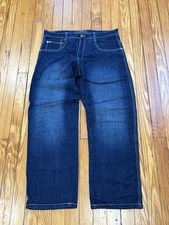 Vintage Southpole 4180 Baggy Jeans Mens 38x32 Skater Y2K Grunge Contrast Stitch picture