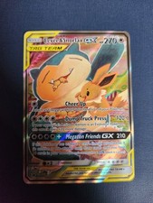 2019 Pokemon TCG Eevee & Snorlax GX SM169 SM Black Star Promos Holo TAG TEAM picture