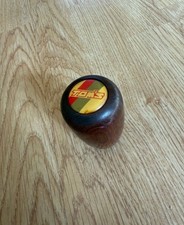TOMS TOM’S Racing Shift Knob Woodgrain Rare For AE86 corolla Supra JZA70 TRD 80s picture