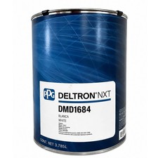 PPG Refinish Deltron NXT 1 Gallon Dmd 1684 Basecoat White Paint  picture