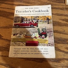 Nos 1965 Ford Times Travelers Cookbook ,65 Red Mustang on cover Very mint  picture