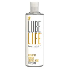 LubeLife Water-Based Personal Lube Toy Safe Non Staining Easy Clean Travel 8oz picture