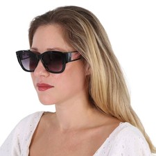 Guess Factory Smoke Gradient Square Ladies Sunglasses GF0403 01B 56 picture