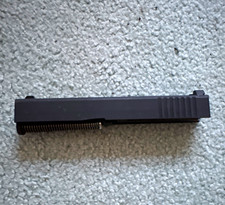 GLOCK 19 9mm complete upper slide with fluted barrel and GLOW sights picture