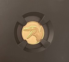 2026 Niue G $1 Reverse PF 70 Spinosaurus - 1 Gram 22 KT Gold- NGC picture