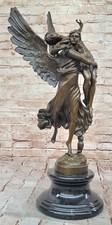 Bronze sculpture winged GLORIA statue, 