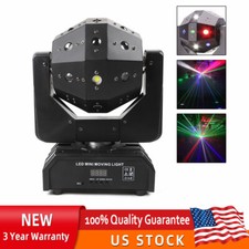 RGBW LED Laser Moving Head Stage Light DMX DJ Disco Party Effect Lighting USA picture