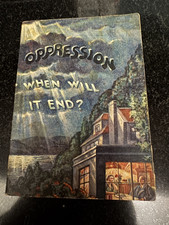 WATCHTOWER BOOKLET OPPRESSION 1929 J F RUTHERFORD picture