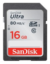*SAME DAY Shipping* SanDisk Ultra 16GB 80MB/s SD SDHC SDSDUNB Camera Card 16 GB picture