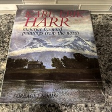 RARE SIGNED Book Karl Erik Harr - Paintings - From The North  Malerier Fra North picture