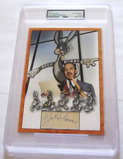 Mel Blanc voice actor Bugs Bunny signed autographed PSA custom 5x7 Daffy Duck picture