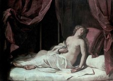 stunning oil painting handpainted on canvas-The Death of Cleopatra picture