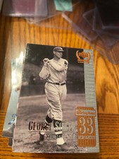 1999 Upper Deck Century Legends St. Louis Browns Baseball Card #33 George Sisler picture