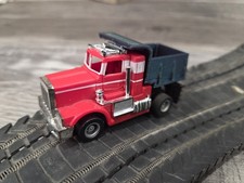 TYCO SEMI PETERBILT TRUCK CUSTOM Dump Truck Bed HO SLOT CAR ADD ON picture