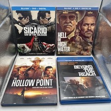 Sicario Day of the Soldado Hell Or High Water Beyond Reach Blu-ray LOT Bundle picture