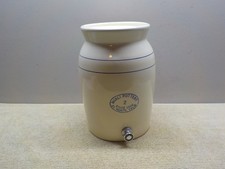 Vintage Miali Pottery 2 Gallon Ceramic Beverage Crock with Lid picture