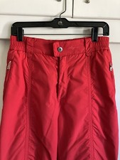 Vintage Bogner Athletics Red Zip Snow Ski Pants Size 12 Medium Premium picture