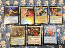 Yuna Tidus Wakka Lulu Auron Rikku Kima Final Fantasy  X Ten Set 7 card MTG Magic picture