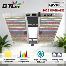 CTLITE QP1000 LED Grow Lights 120W Full Spectrum LM281B LED Dimmable Daisy Chain picture