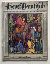 House Beautiful Magazine December 1922. “Christmas Number “. Very good. ￼￼ picture