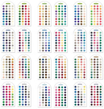 Ultimate 12 Season Color Analysis Cards,All 12 Color Seasonal Set,Portable Color picture