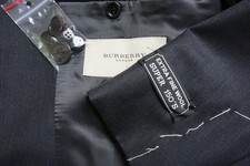 Burberry London Charcoal S150s Wool 2 Pc Suit Jacket Pants Sz 44R NEW picture
