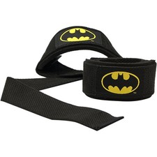 Performa Ultra Premium Padded Weight Lifting Straps Batman Black picture
