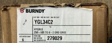 Qty 6 BURNDY YGL34C2 copper grounding crimp  250-500 MCM to 6-2 ground grid picture