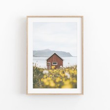 Norway Art City Print Cityscape Wall Photography Nordic Photo Poster Unframed picture